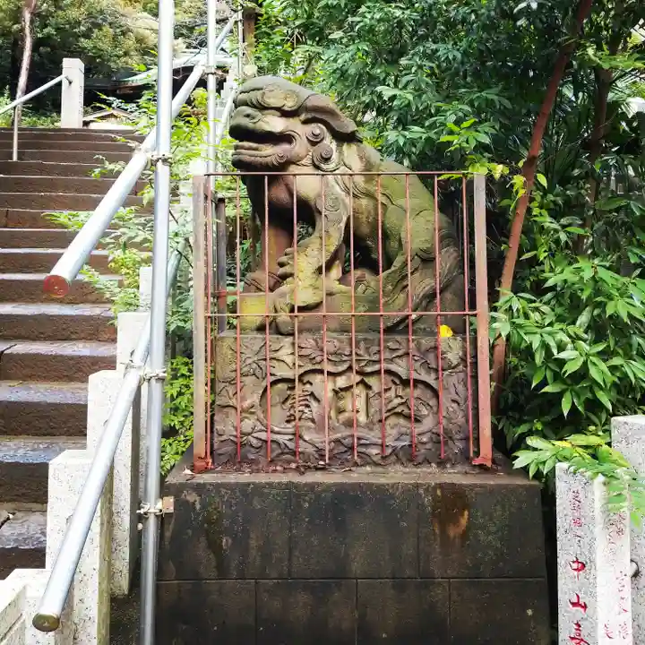 御田八幡神社の狛犬