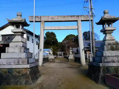 山那神社の鳥居