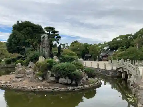 曽根天満宮の庭園