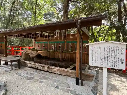 賀茂御祖神社（下鴨神社）の手水舎