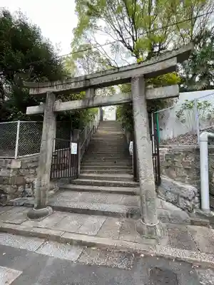安居神社の鳥居