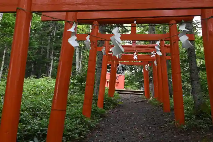 阿寒湖稲荷神社の鳥居