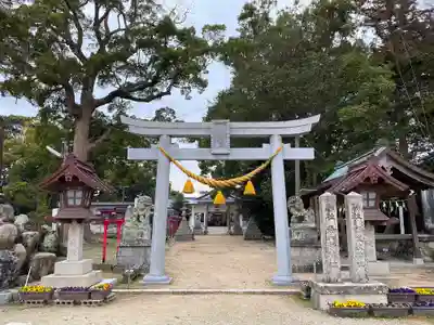 都波岐奈加等神社の鳥居