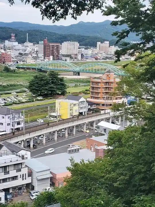 男浅間神社の周辺