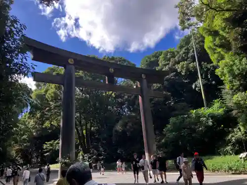 明治神宮の鳥居