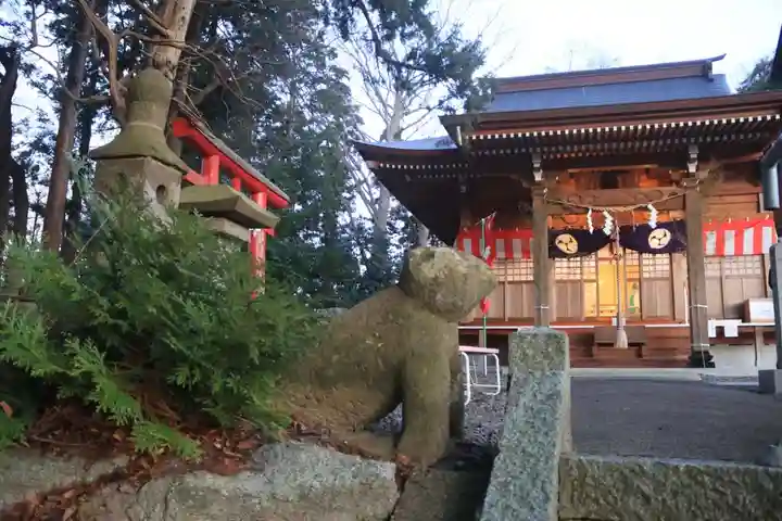 阿久津「田村神社」(郡山市阿久津町)旧社名:伊豆箱根三嶋三社の本殿・本堂
