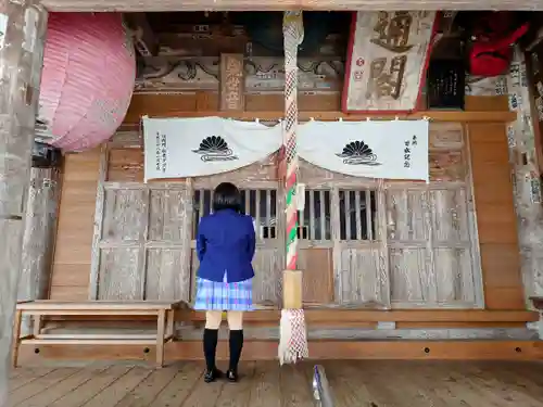 弘安寺の本殿・本堂