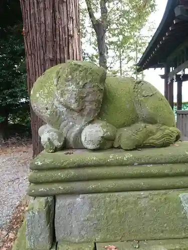 朝日森天満宮の狛犬