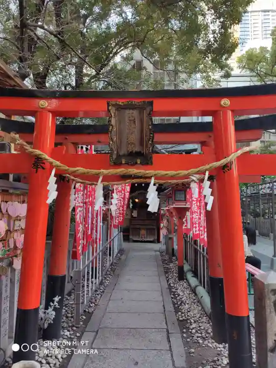 露天神社(お初天神)の鳥居