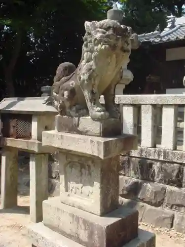 神明神社の狛犬