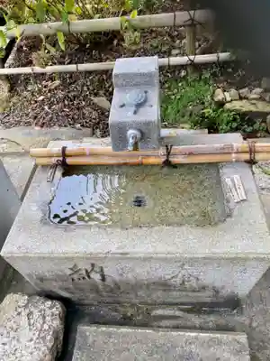 八幡宮(吉利倶八幡宮・勧修寺八幡宮)の手水舎