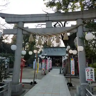 新田神社の鳥居