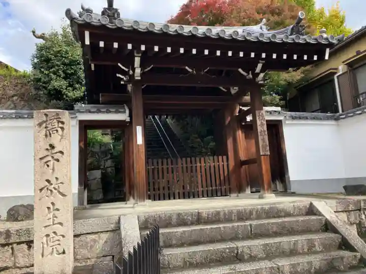 橋寺 放生院の山門・神門