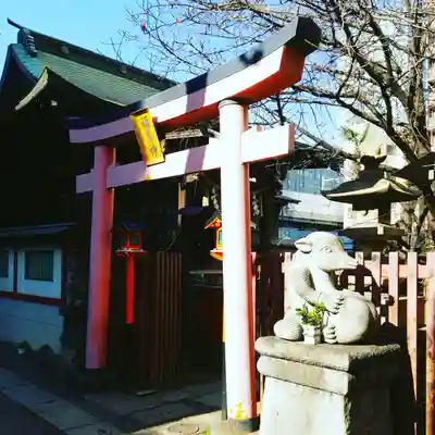 柳森神社の鳥居