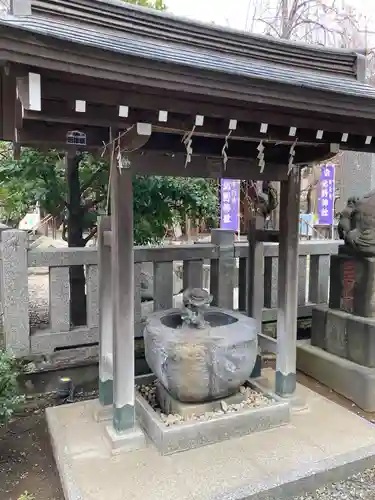 牛天神北野神社の手水舎