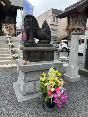 札幌諏訪神社の狛犬
