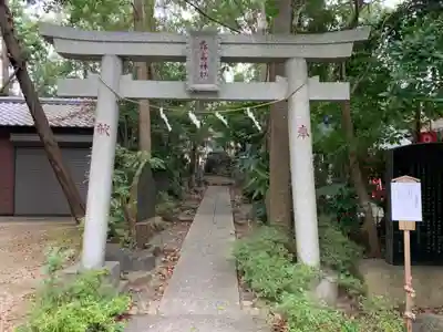 篠崎浅間神社の鳥居
