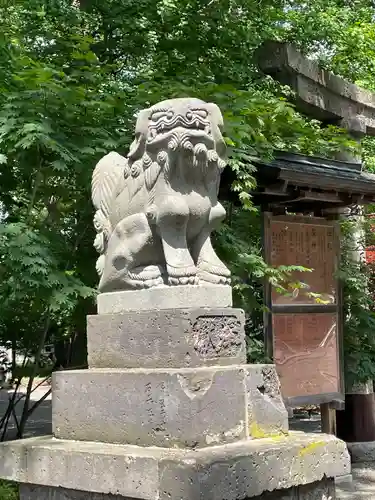 旭川神社の狛犬