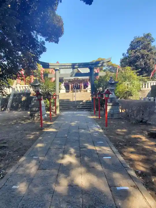 一瓶塚稲荷神社の鳥居