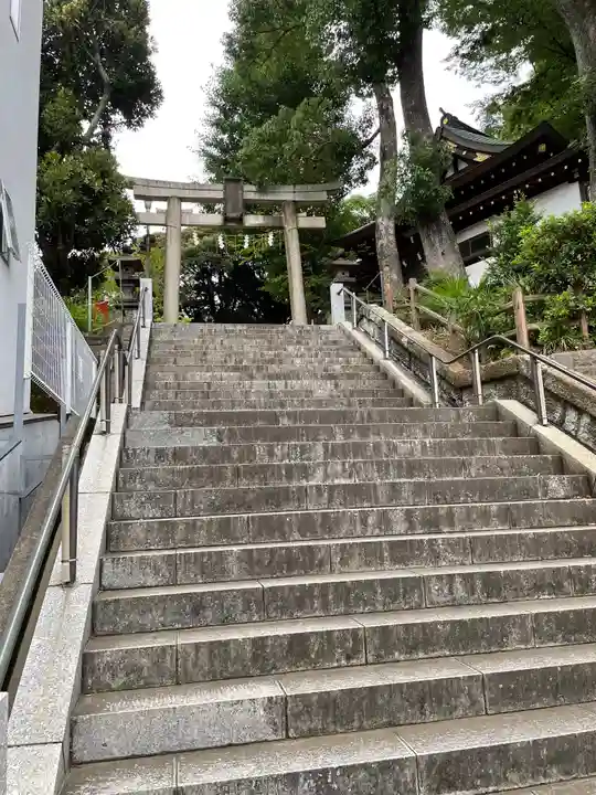 雪ケ谷八幡神社の鳥居