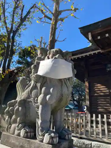 お三の宮日枝神社の狛犬