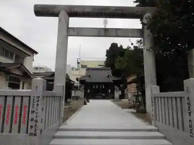 池袋御嶽神社の鳥居