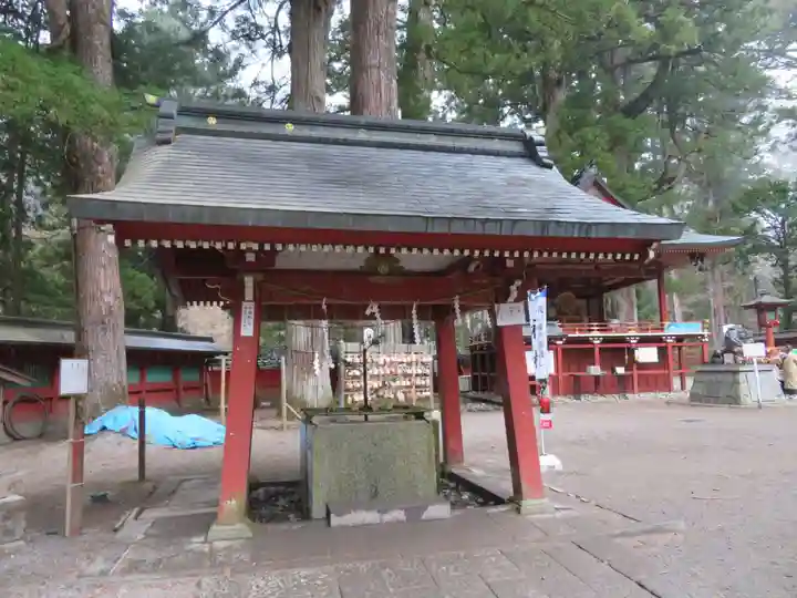 日光二荒山神社の手水舎