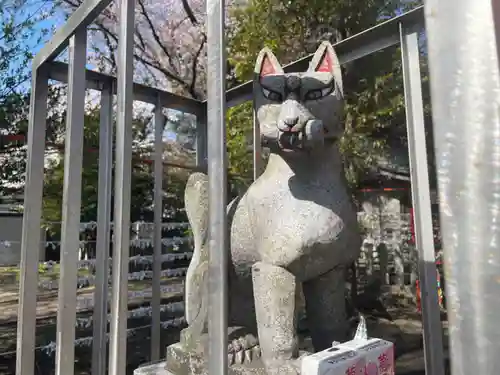 村富神社の狛犬