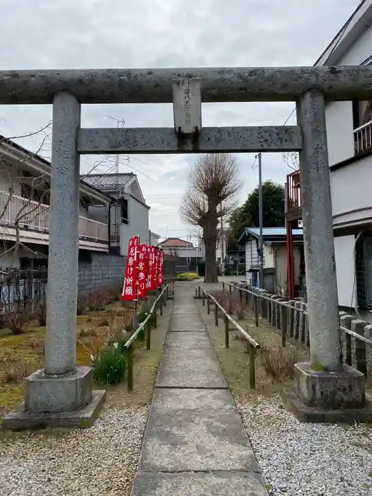 日吉八王子神社の鳥居