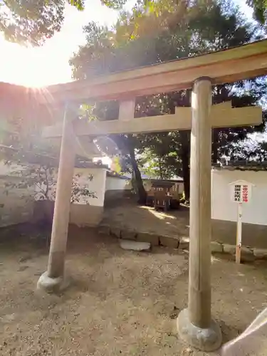 大直禰子神社の鳥居