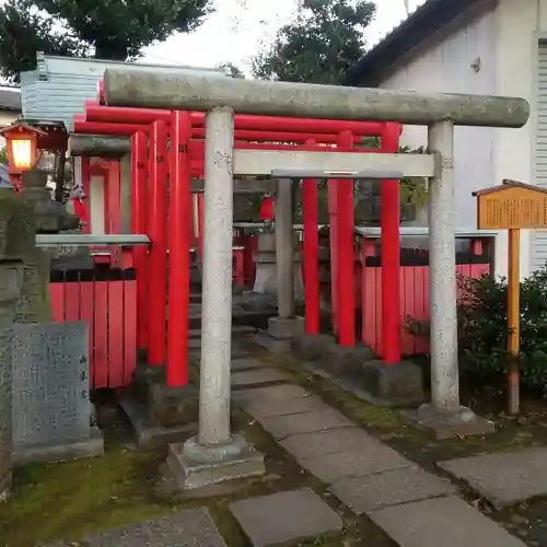 新井天神北野神社の鳥居