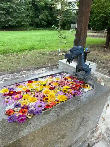 鹿追神社の手水舎