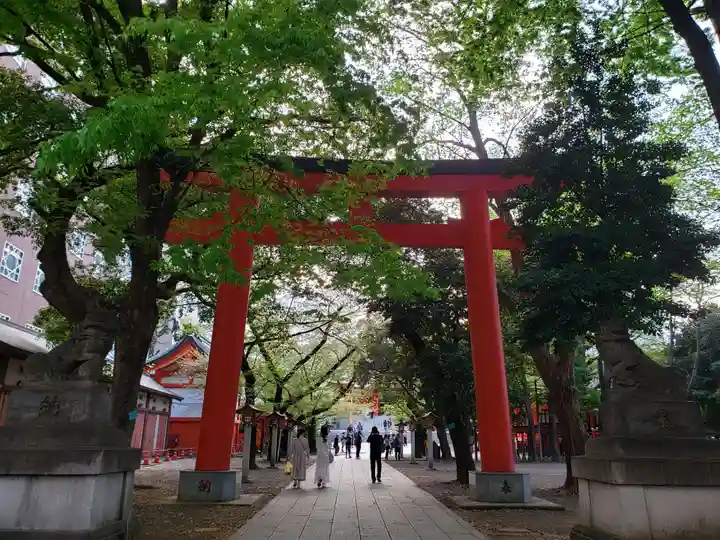 花園神社の鳥居
