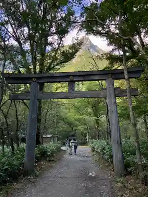 穂高神社奥宮(長野県)