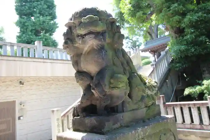 桐ヶ谷氷川神社の狛犬