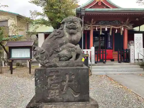 （芝生）浅間神社の狛犬