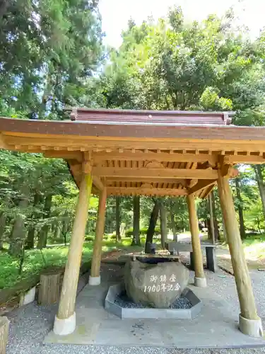 山宮浅間神社の手水