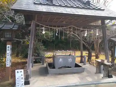 鎌数伊勢大神宮の手水舎