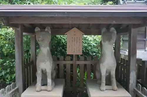 松江城山稲荷神社の狛犬