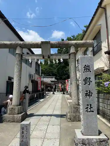 川越熊野神社の鳥居