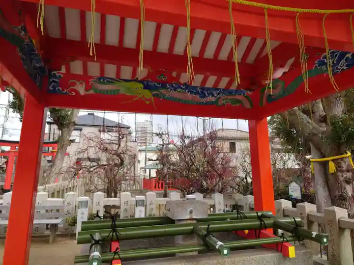 綱敷天満宮の手水舎