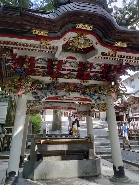 三峯神社の手水舎