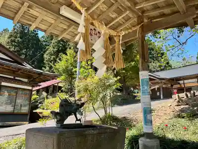 櫻田山神社の手水舎