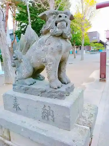 苗穂神社の狛犬