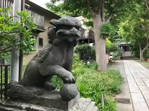 五所神社の狛犬