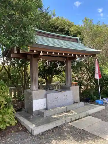 龍口明神社の手水舎