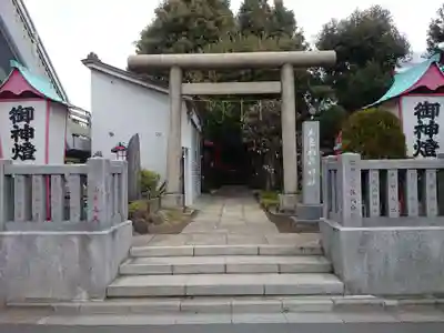 大島稲荷神社の鳥居