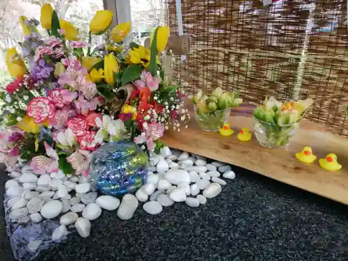 当別神社の手水舎