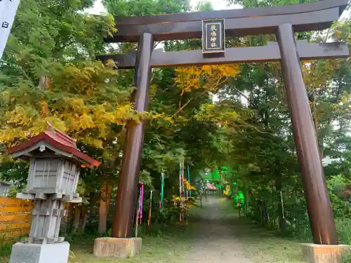 釧路一之宮 厳島神社の鳥居