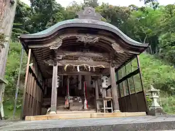 宇波西神社の本殿・本堂